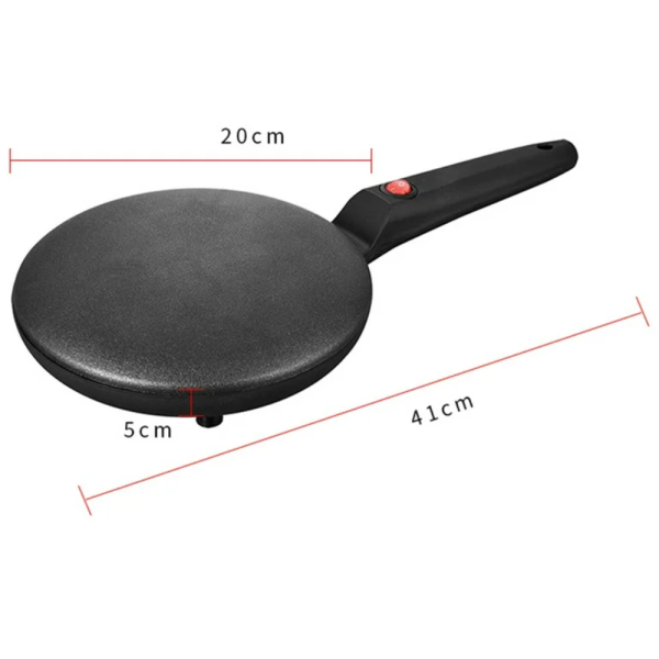 Maquina Eléctrica Para Crepes Panqueques Multiusos - Imagen 5