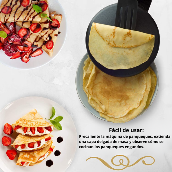 Maquina Eléctrica Para Crepes Panqueques Multiusos
