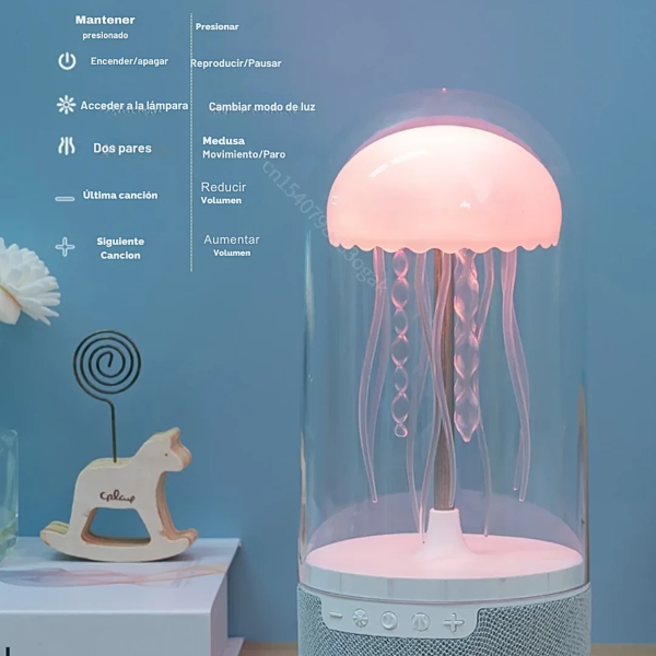 Lampara Parlante Medusa Bluetooth - Imagen 6